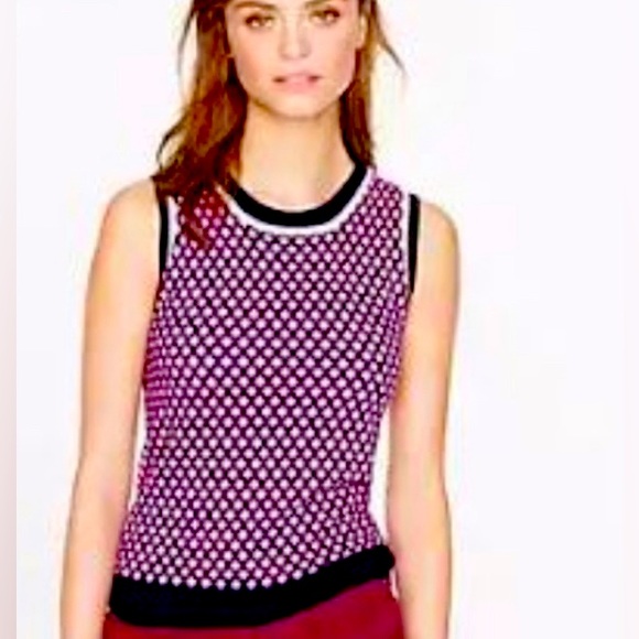 J. Crew Sweaters - J. Crew Collection Cashmere Sweater Shell Pink Blue XS